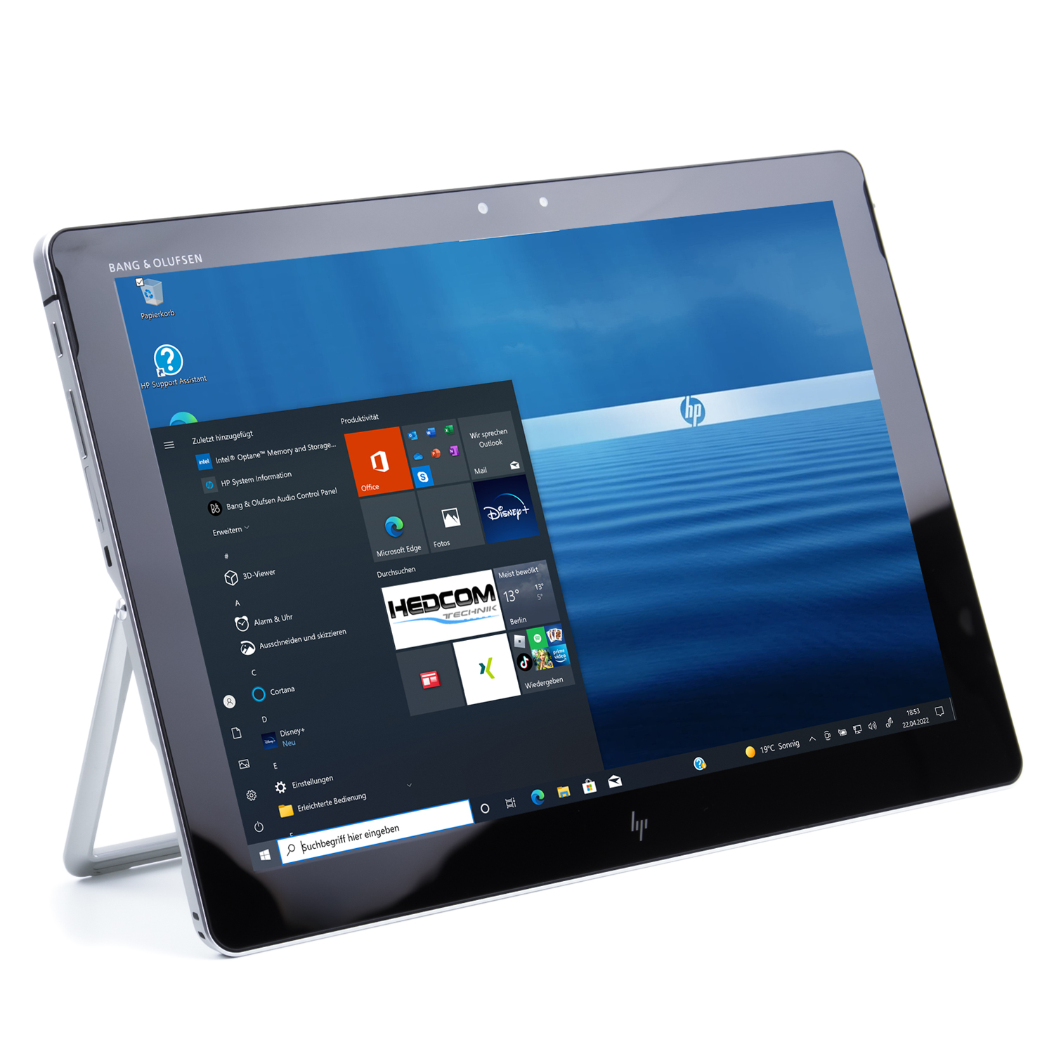 HP Elite X2 1012 G2-Tablet, Core i5-7200U, 2.5GHz, 8GB, 256GB SSD